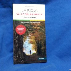 Libros de segunda mano: LA RIOJA , VALLE DEL NAJERILLA - 22 RUTAS EN BTT - ED. PRAMES 2018