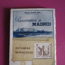 Libros de segunda mano: PANORAMA DE MADRID ESTAMPAS MONACALES VELASCO ZAZO 1943 P1. Lote 390382984