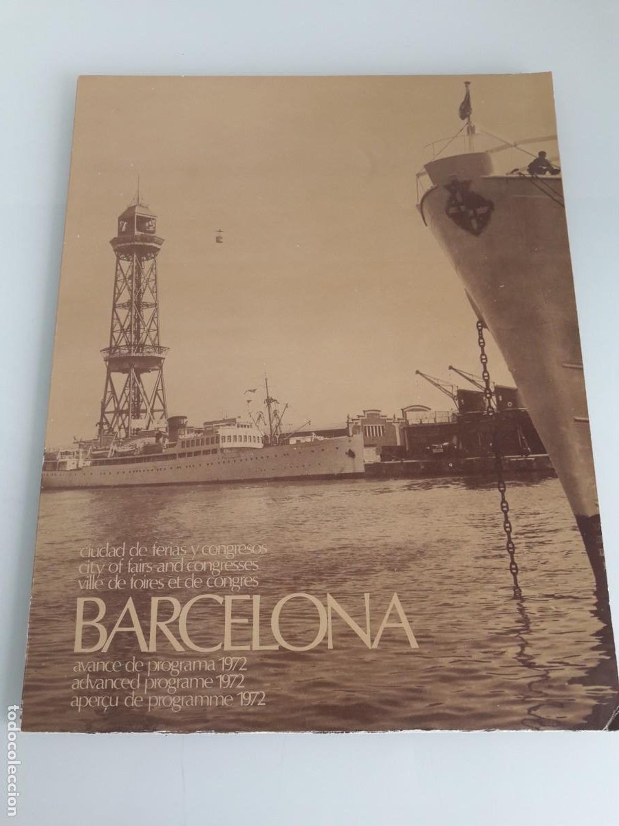 Libros de segunda mano: BARCELONA - CIUDAD DE FERIAS Y CONGRESOS - AVANCE DE PROGRAMA 1972 - TURISMO