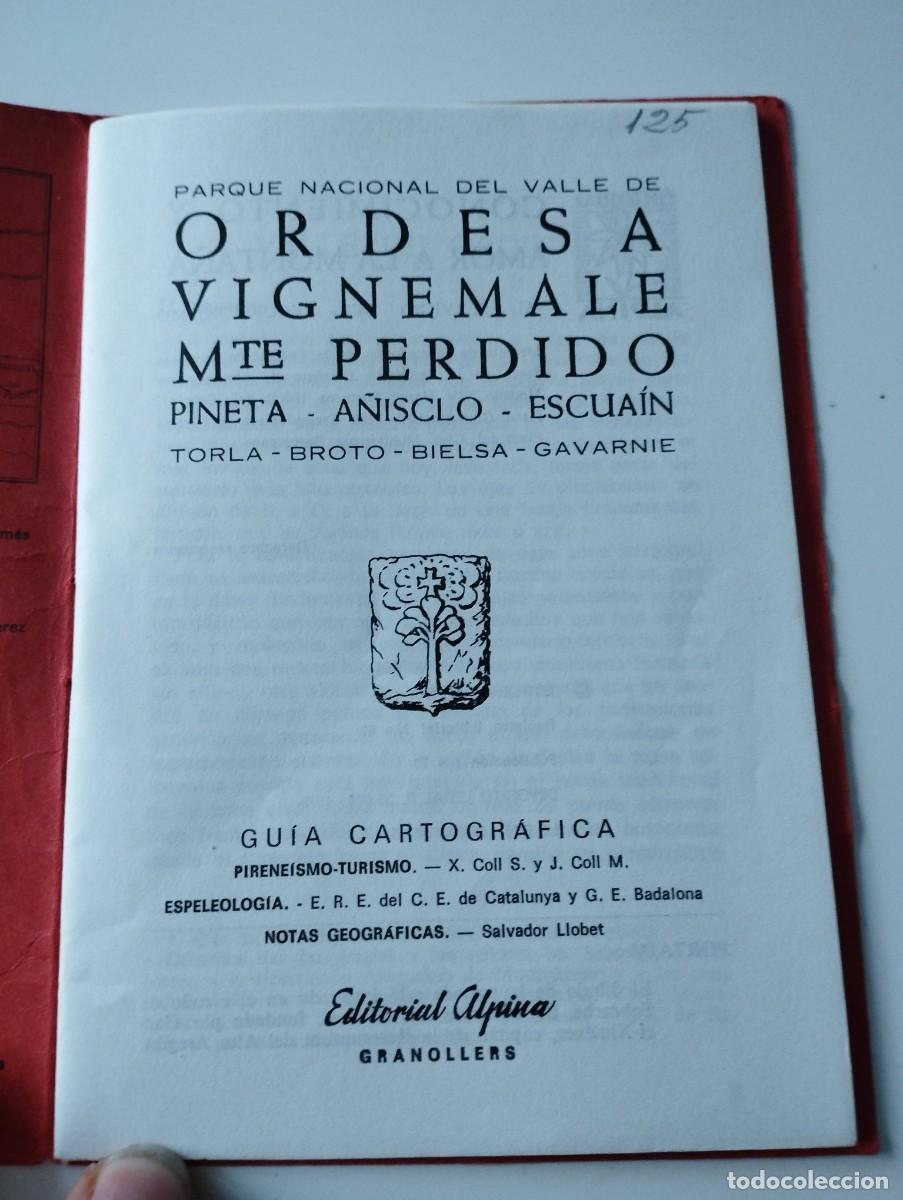 Libros de segunda mano: Ordesa, vignemale Monte Perdido - Foto 2