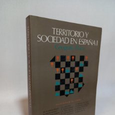 Libros de segunda mano: VICENTE BIELZA DE ORY (COORD.). TERRITORIO Y SOCIEDAD EN ESPAÑA I. GEOGRAFÍA FÍSICA. EDIT. TAURUS.. Lote 402276984
