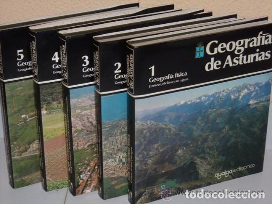 Libros de segunda mano: Geograf&iacute;a de Asturias 5T dirigida por Francisco Quir&oacute;s Linares de Ayalga en Oviedo 1982