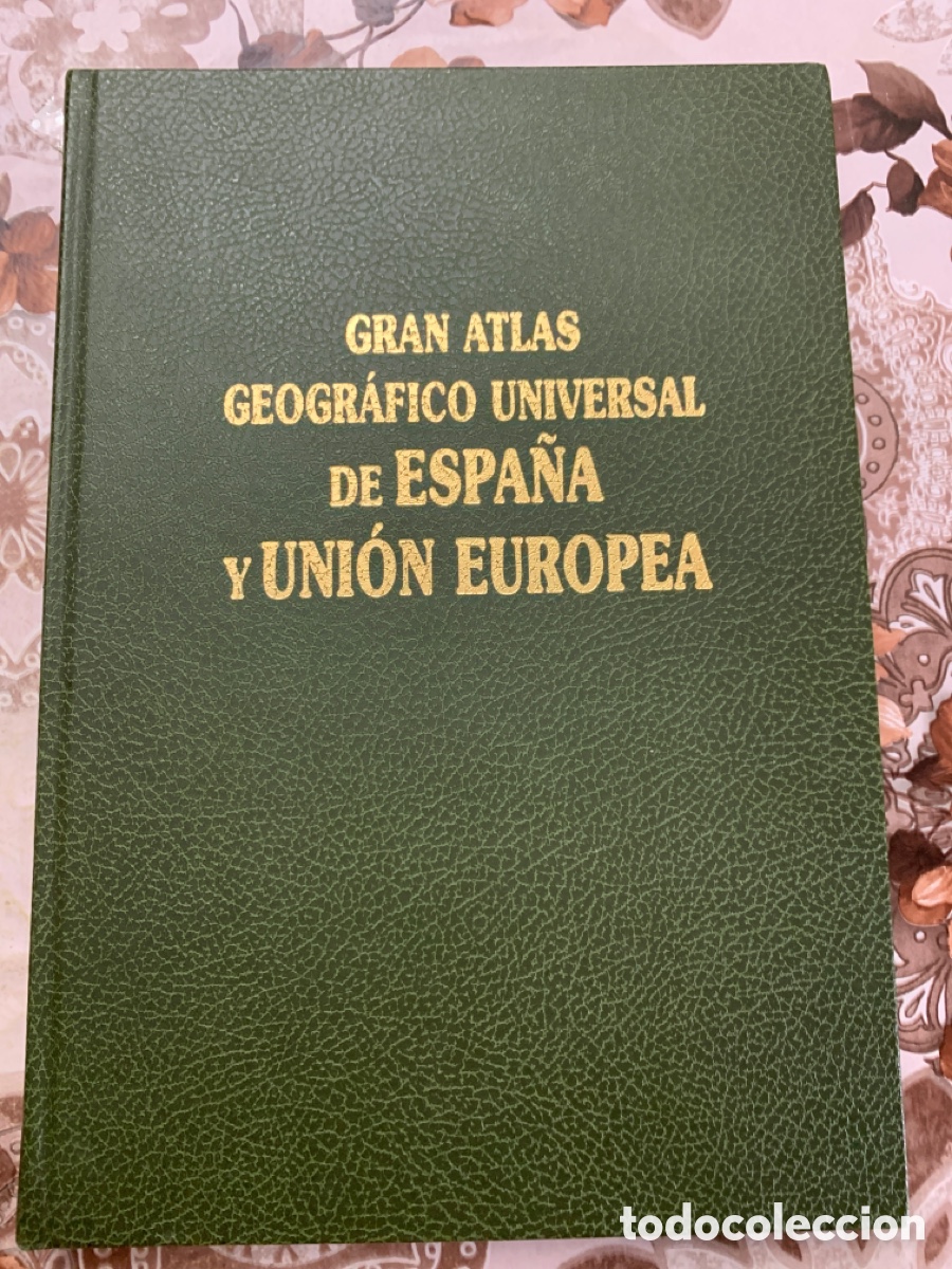 Libros de segunda mano: Gran Atlas geogr&aacute;fico universal de Espa&ntilde;a y Uni&oacute;n Europea. Edita Cultural. Tapa dura. 2005.