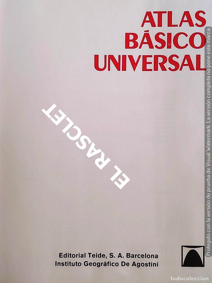 Libros de segunda mano: ATLAS B&Aacute;SICO UNIVERSAL -- EDITORIAL TEIDE - Foto 2