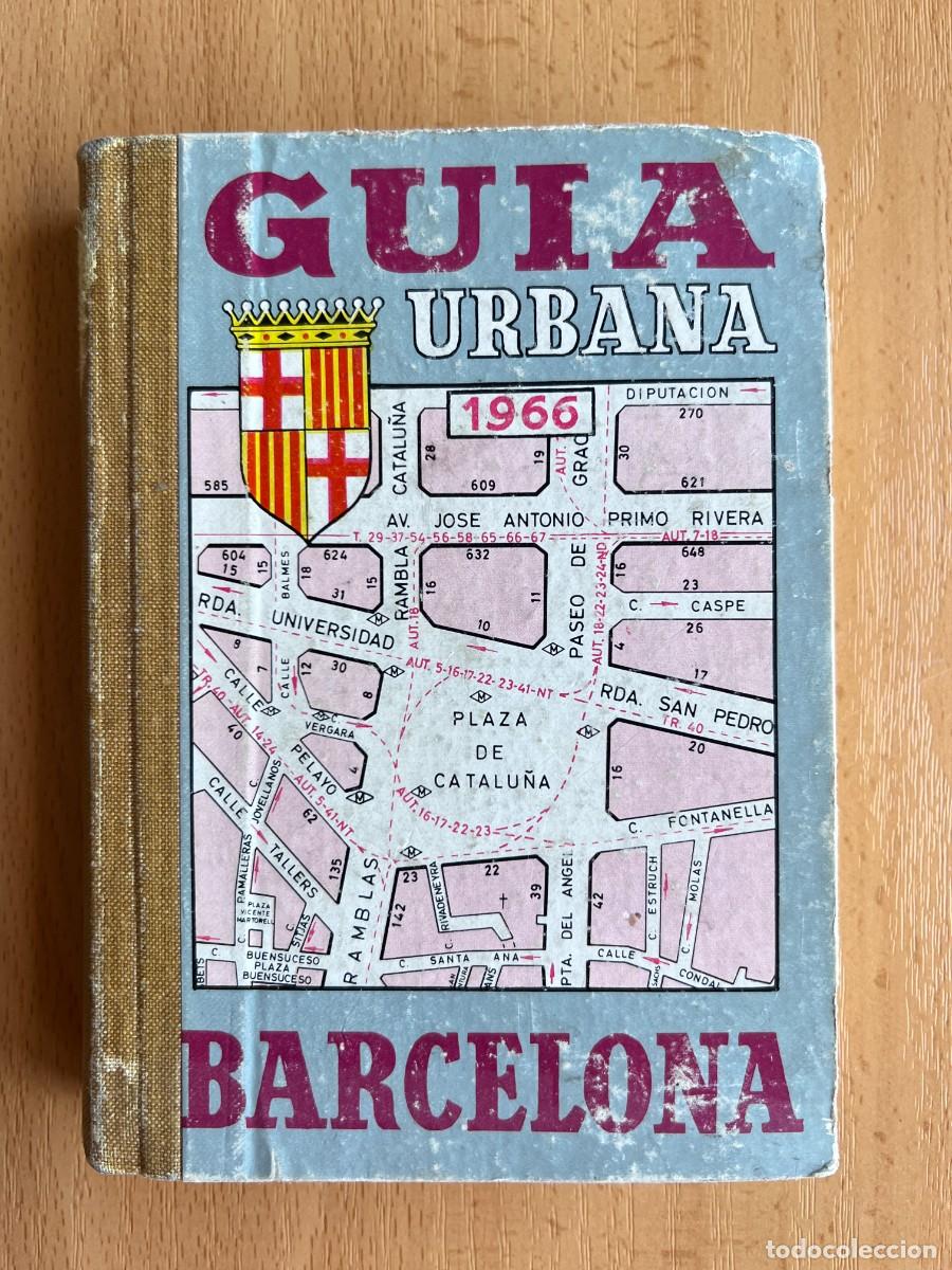 Libros de segunda mano: GUIA URBANA DE BARCELONA 1966