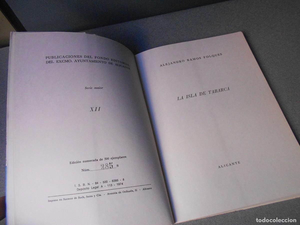 Libros de segunda mano: LA ISLA DE TABARCA - Foto 2