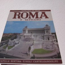 Libros de segunda mano: ROMA Y VATICANO - SANTINI, LORETTA NUEVA GUIA EN COLOR-CAPILLA SIXTINA-TIVOLI-CASTELGANDOLFO