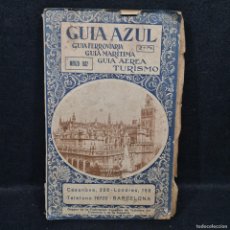 Libros de segunda mano: GUIA AZUL FERROVIARIA, MARITIMA, AEREA, TURISMO - MARZO 1932 / 25.530