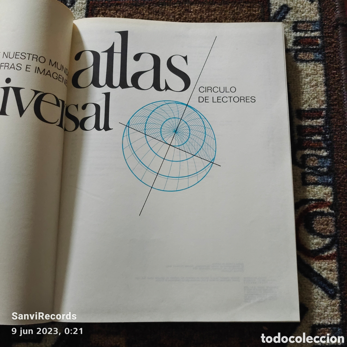 Libros de segunda mano: ATLAS UNIVERSAL (C&Iacute;RCULO DE LECTORES) - Foto 2