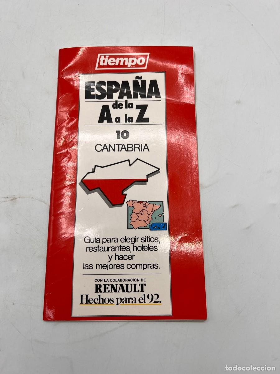 Gebrauchte B&uuml;cher: ESPA&Ntilde;A DE LA A A LA Z. 10 CANTABRIA. TIEMPO. RENAULT. HECHOS PARA EL 92. PAGS: 48