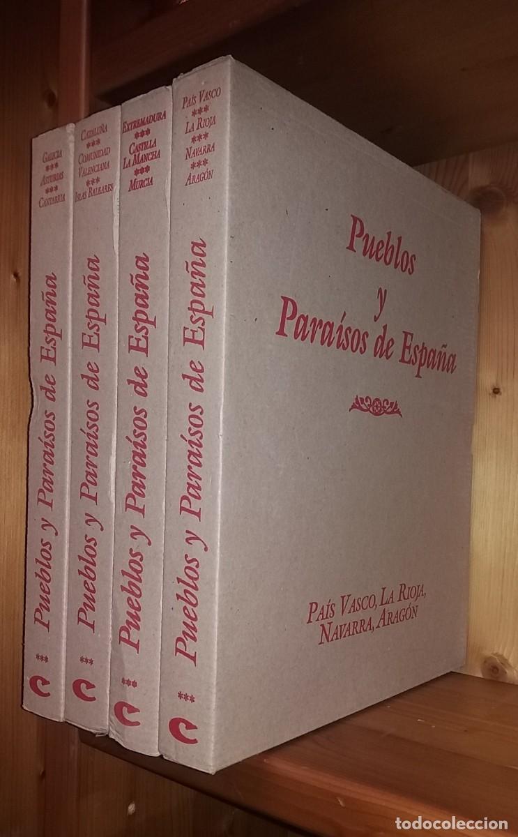 Gebrauchte B&uuml;cher: PUEBLOS Y PARAISOS DE ESPA&Ntilde;A , EDICIONES CULTURAL , 4 TOMOS
