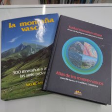 Libros de segunda mano: ATLAS DE LOS MONTES VASCOS Y LA MONTAÑA VASCA MIGUEL ANGULO 300 ITINERARIOS MAPAS PIRINEOS