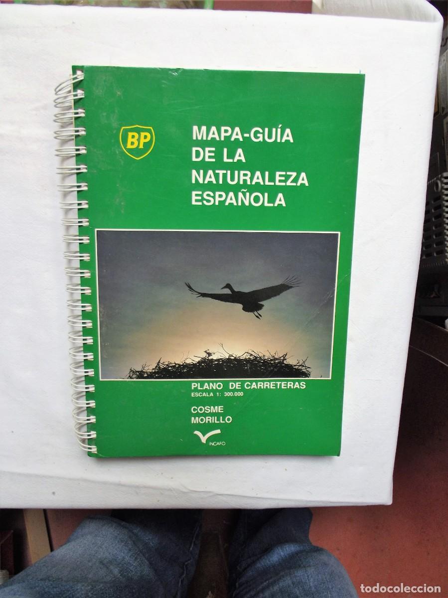 Libros de segunda mano: MAPA GUIA DE LA NATURALEZA ESPA&Ntilde;OLA