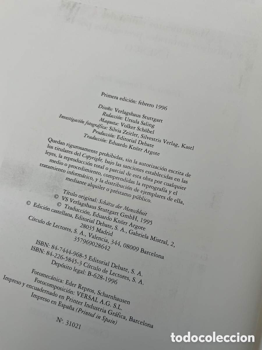 Libros de segunda mano: Tesoros de la humanidad - Foto 5
