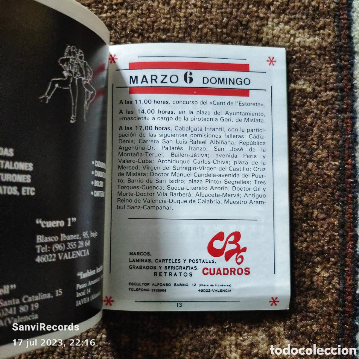 Libros de segunda mano: FALLAS DE VALENCIA, PROGRAMA OFICIAL 1988 - Foto 2