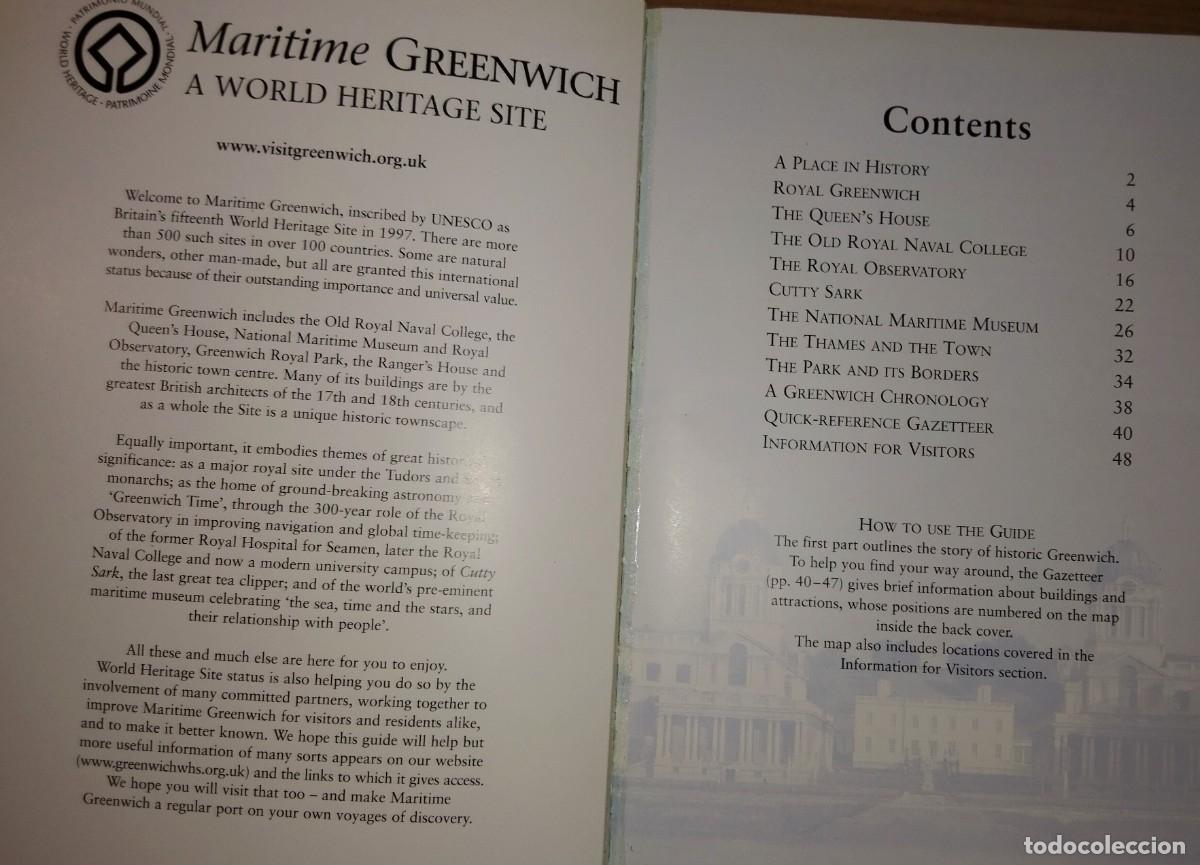 Libros de segunda mano: MARITIME GREENWICH. SOUVENIR GUIDE - Foto 2