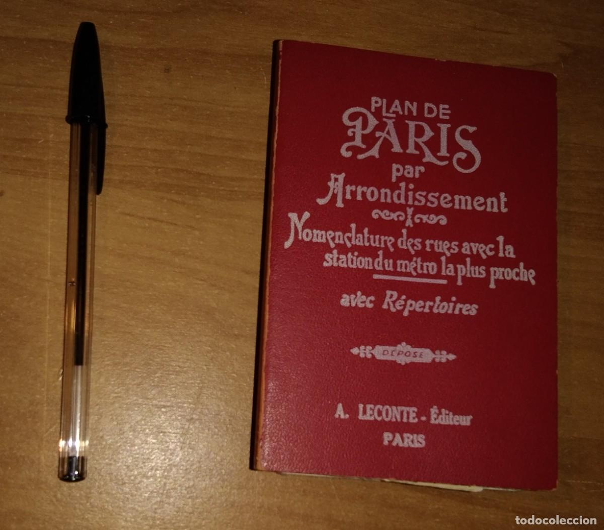 Libros de segunda mano: PLAN DE PARIS PAR ARRONDISSEMENT - A. LECONTE, PARIS - Foto 2