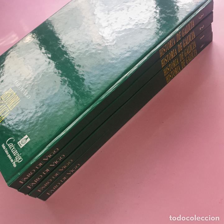 Libri di seconda mano: HISTORIA DE GALICIA-FARO DE VIGO-4 TOMOS-1991-NUEVOS-COLECCIONISTAS