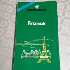Libros de segunda mano: GUÍA DE TURISMO MICHELIN FRANCIA 1989 EN FRANCÉS PRIMERA EDICIÓN