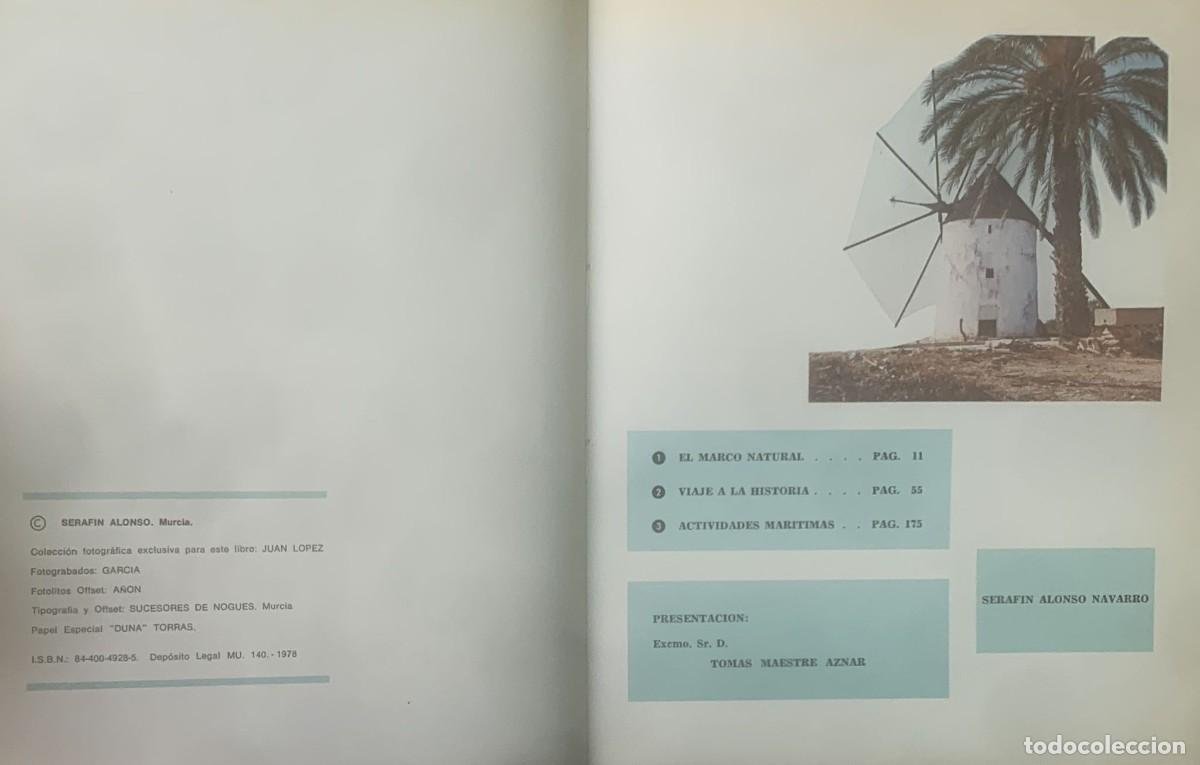 Libros de segunda mano: Libro del Mar Menor, de Seraf&iacute;n Alonso. - Foto 3