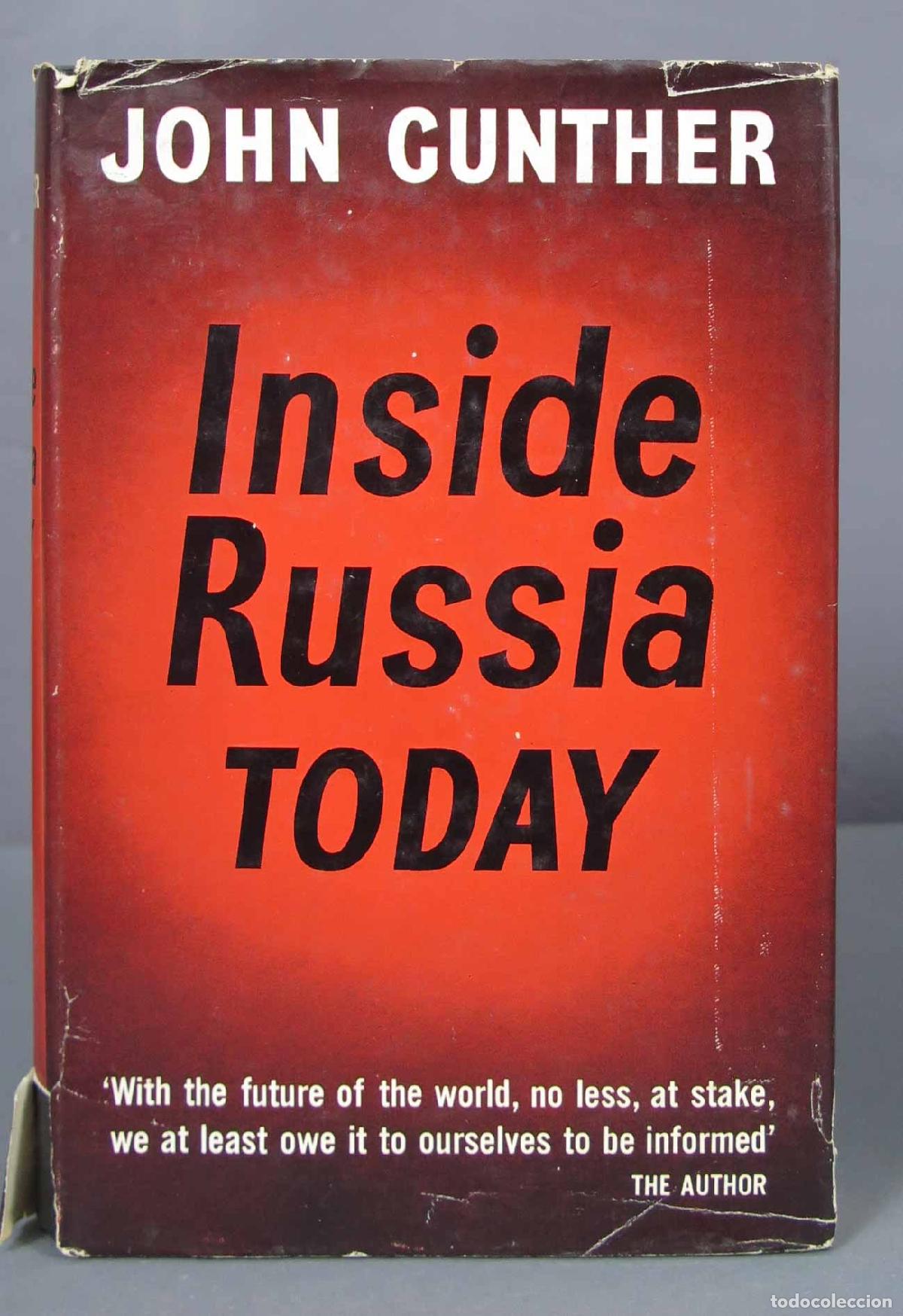 Libros de segunda mano: Inside Russia Today. GUNTHER - Foto 1