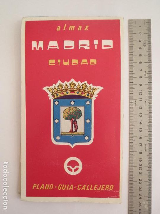 Libros de segunda mano: ALMAX MADRID CIUDAD PLANO GUIA CALLEJERO GARCIA Y SOLIS EDICION 18 REVISADO 5 JUL 1991