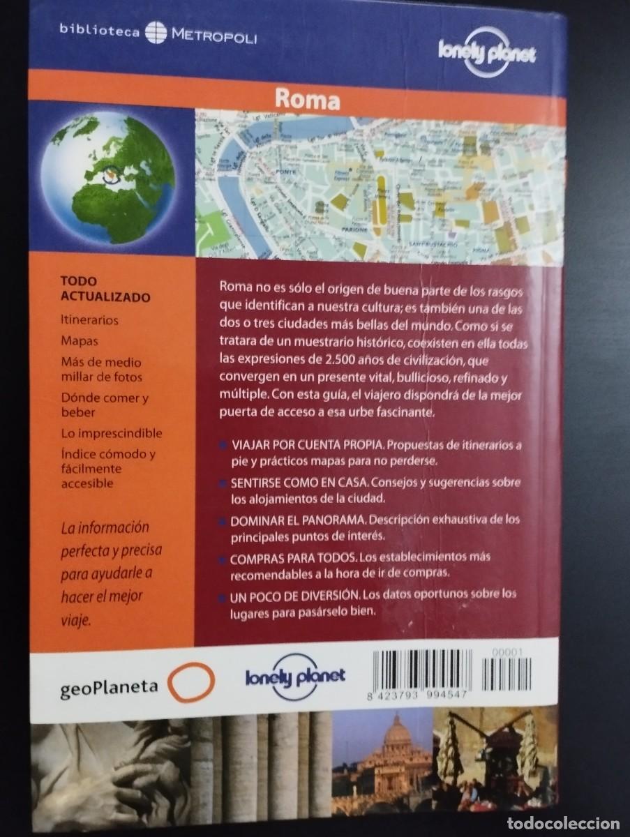 Libros de segunda mano: ROMA (LONELY PLANET) - Foto 2