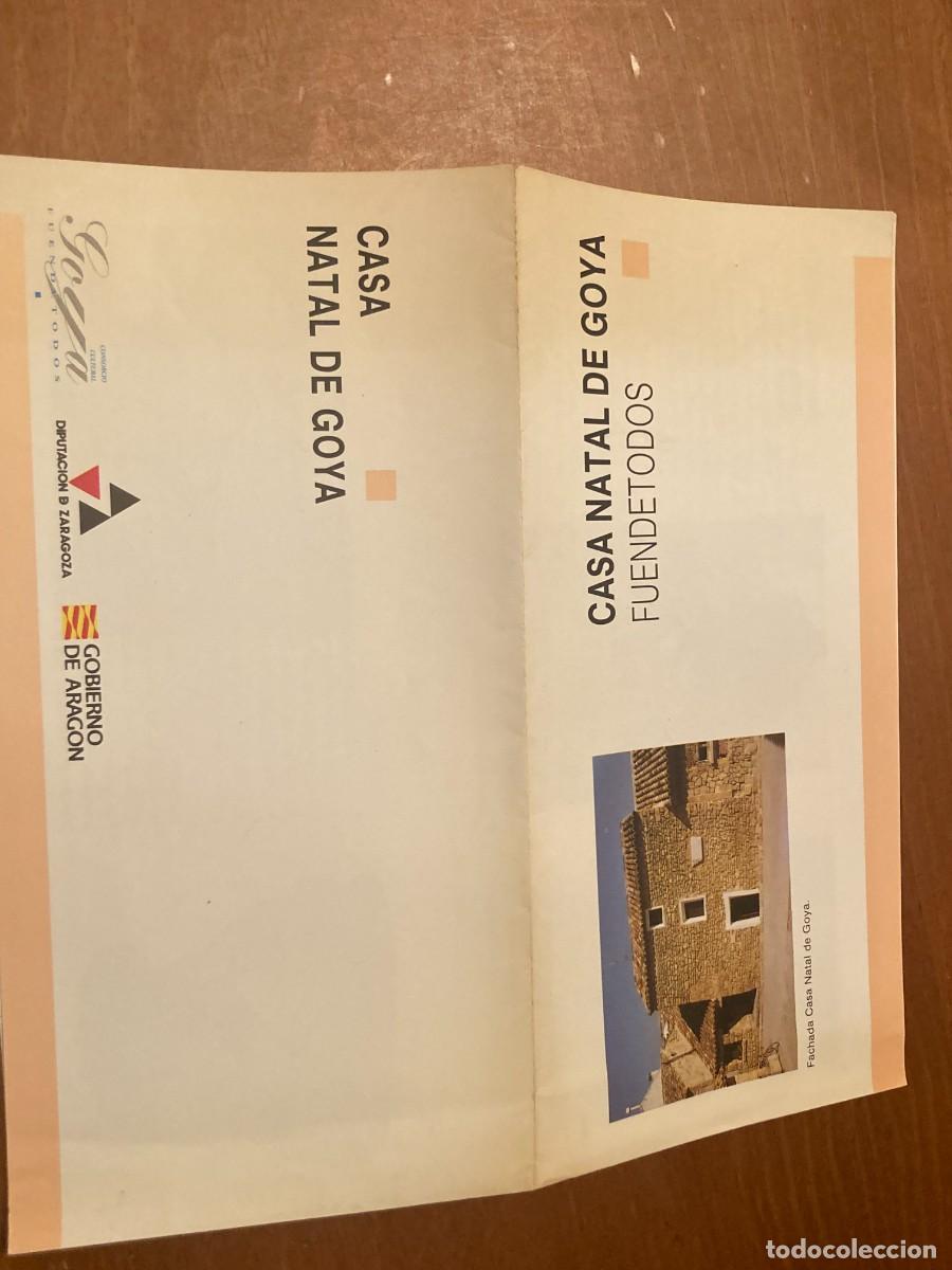 Libri di seconda mano: CASA NATAL DE GOYA FUENDETODOS / / CONS 385