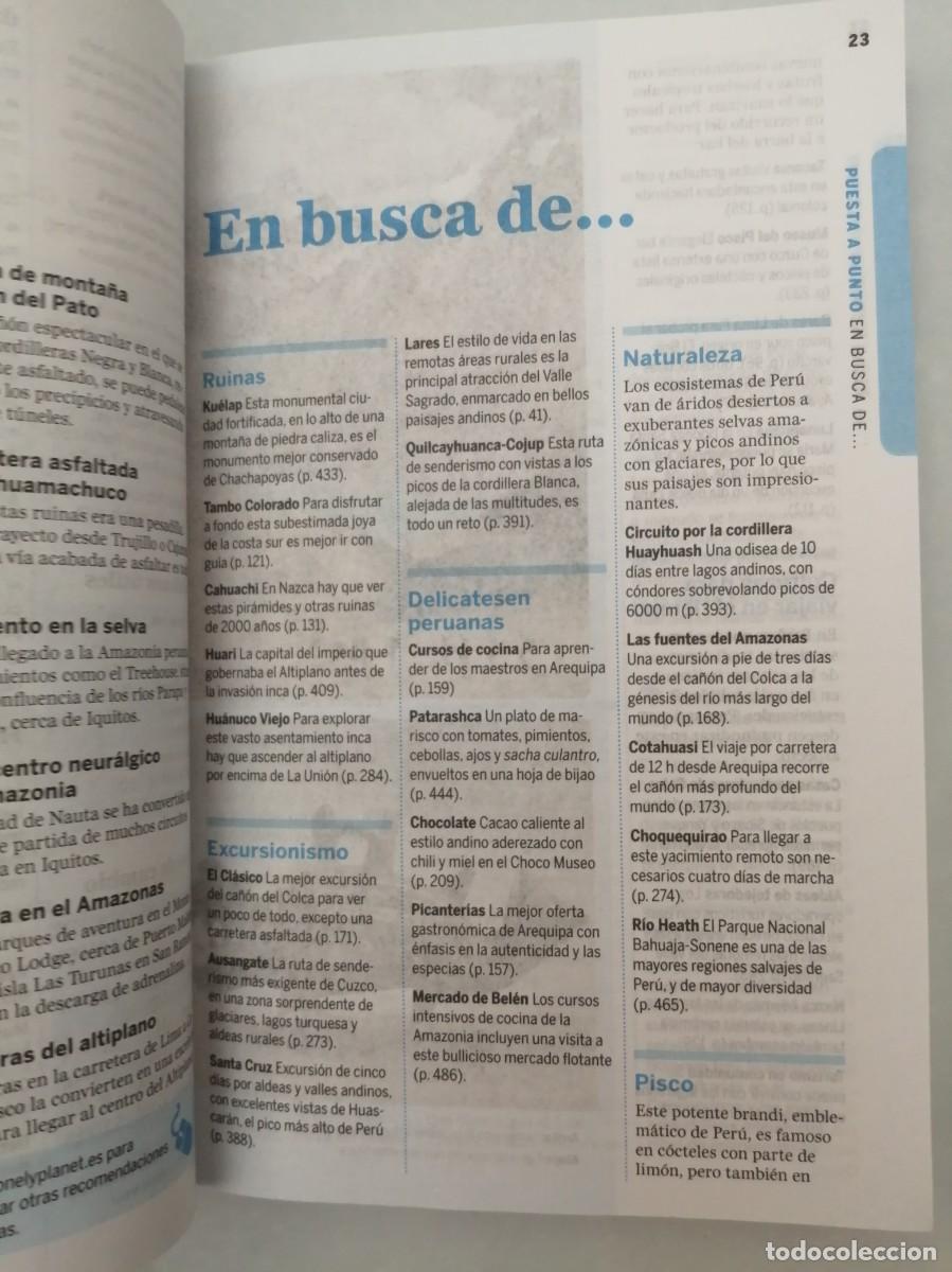 Libros de segunda mano: Lonely Planet: PER&Uacute; (Edici&oacute;n 2016) - Foto 7