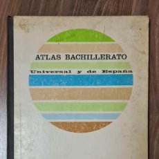 Libros de segunda mano: ANTIGUO ATLAS BACHILLERATO UNIVERSAL Y DE ESPAÑA - AGUILAR - 1967