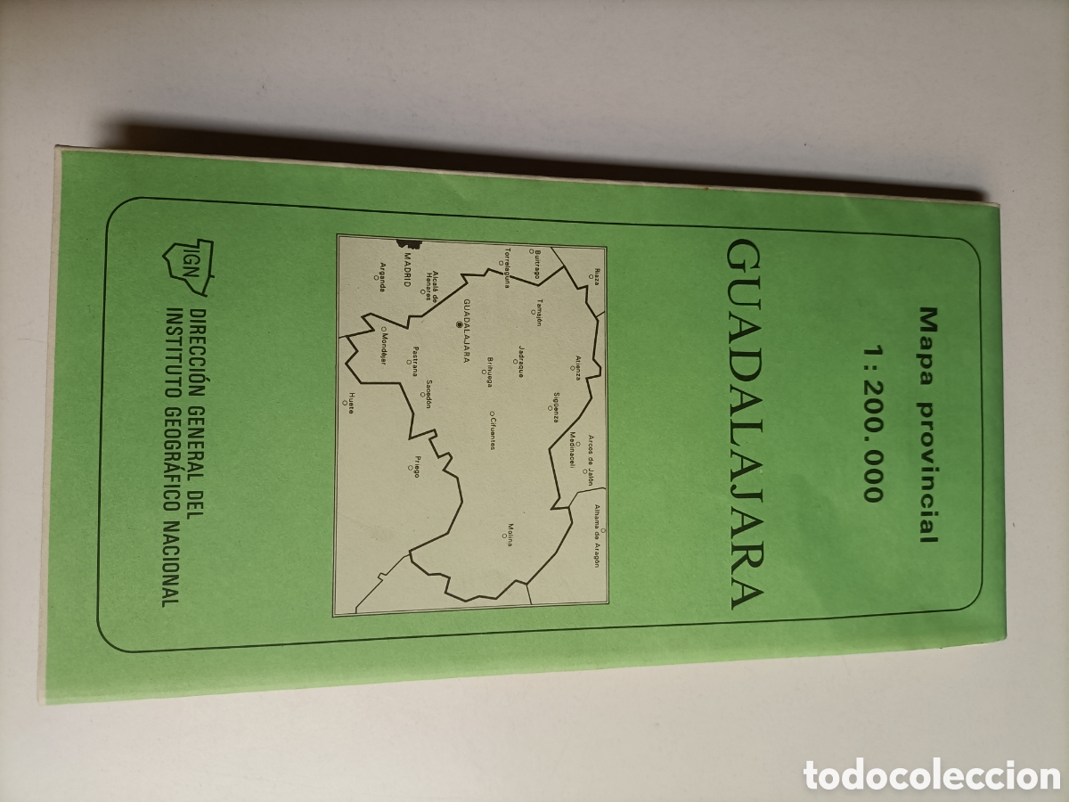 Libros de segunda mano: Guadalajara. Mapa provincial. - Foto 2