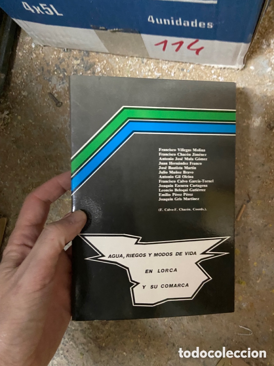 Libros de segunda mano: Caja114 AGUA, RIEGOS Y MODOS DE VIDA EN LORCA Y SU COMARCA