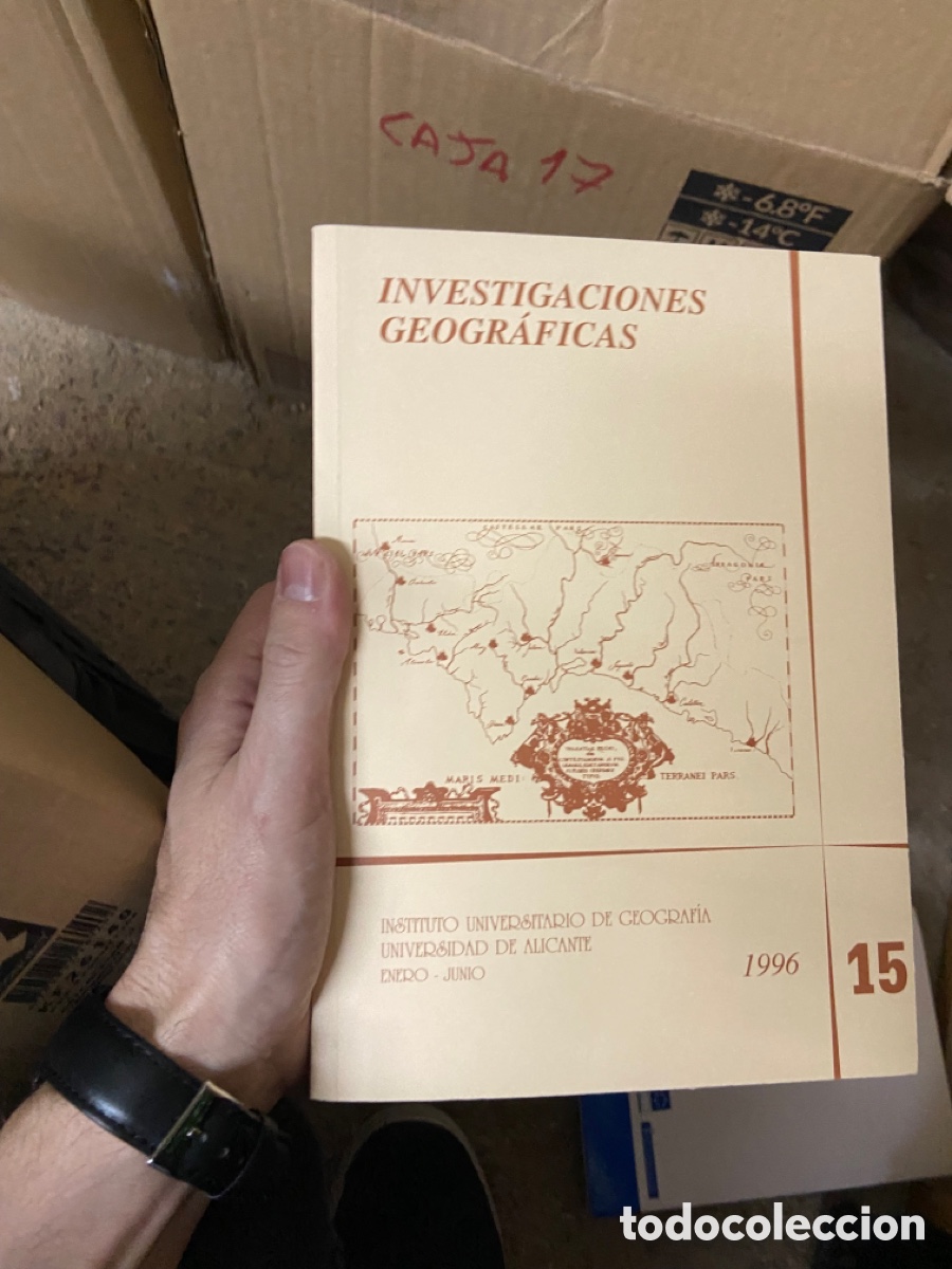 Libros de segunda mano: Caja17 INVESTIGACIONES GEOGR&Aacute;FICAS 15 Alicante