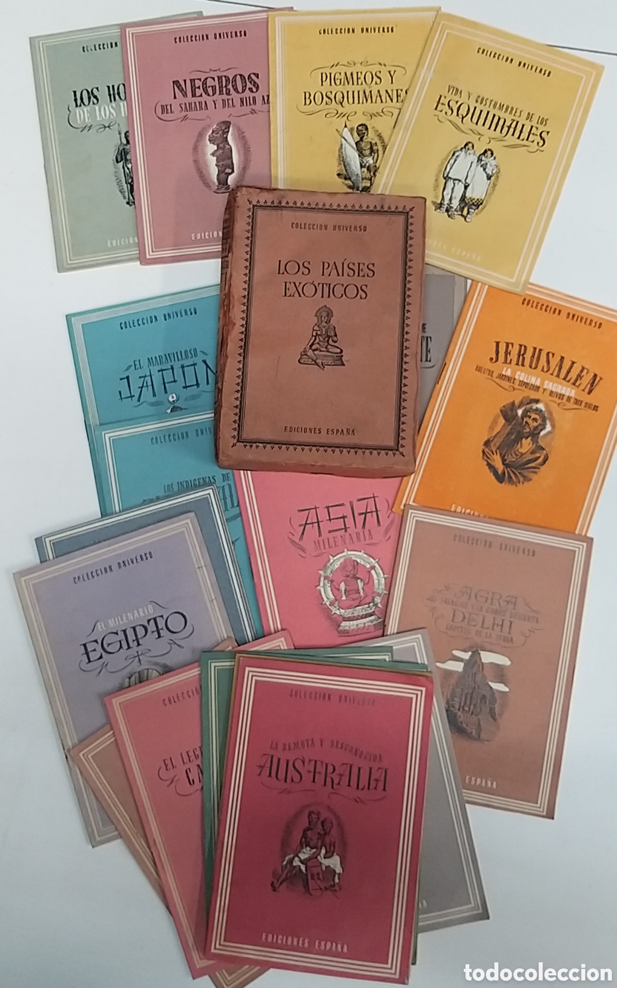 Libros de segunda mano: LOS PA&Iacute;SES EX&Oacute;TICOS. Tomo 3. Nos. 1 al 20. COLECCI&Oacute;N UNIVERSO. 1970.