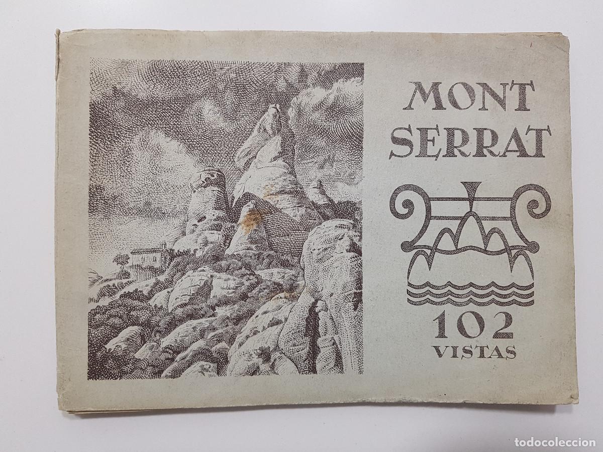 Libros de segunda mano: ALBUM MONTSERRAT 102 VISTAS. HUECOGRABADO RIEUSSET,BARCELONA. (MONTA&Ntilde;A, SANTUARIO). antiguo