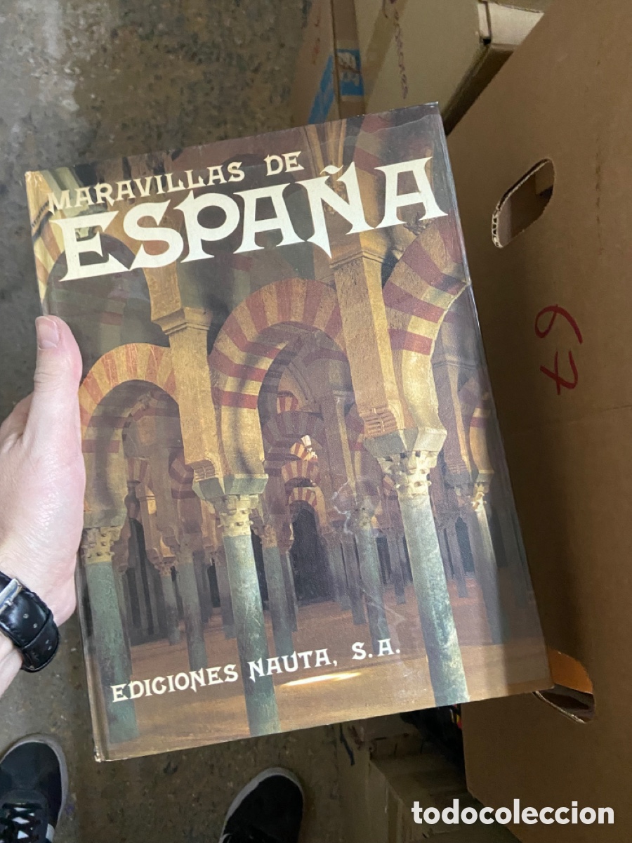Libros de segunda mano: Caja67 maravilla de Espa&ntilde;a. Nauta. Carton&eacute;. Gran formato.