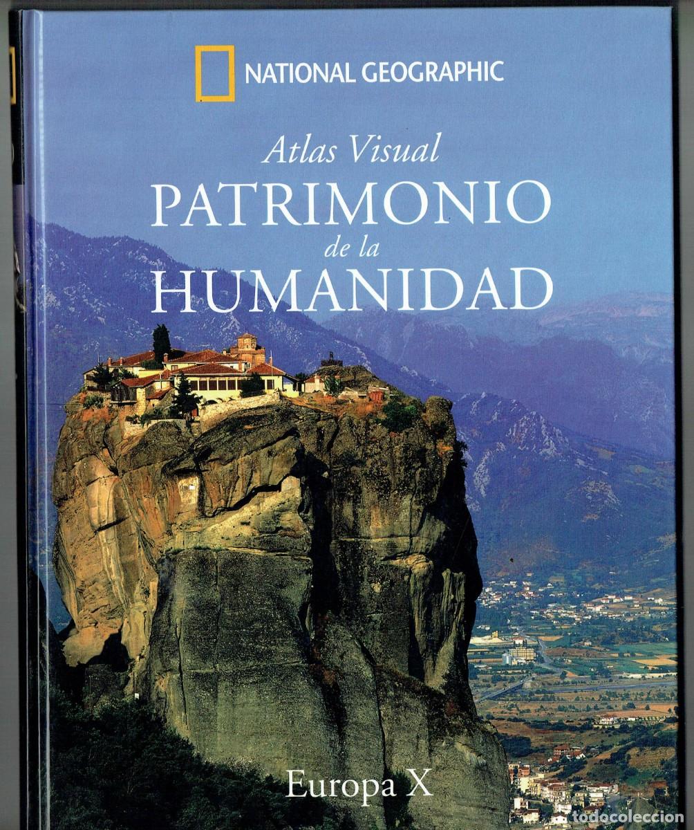 Libros de segunda mano: NATIONAL GEOGRAPHIC. ATLAS VISUAL. PATRIMONIO DE LA HUMANIDAD. N&ordm; 10. EUROPA X. RBA, 2008.(ST/A4)