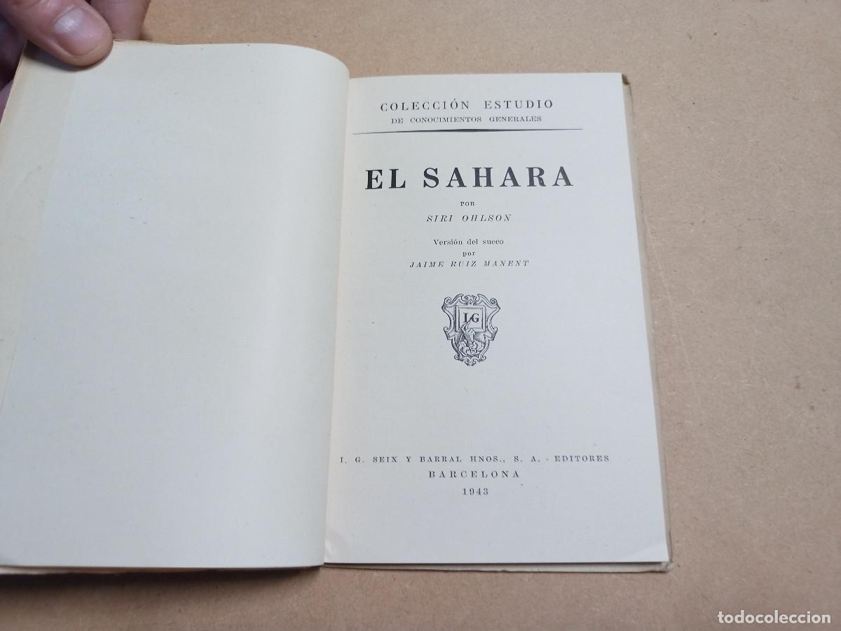 Libros de segunda mano: EL SAHARA - SIRI OHLSON - Foto 2