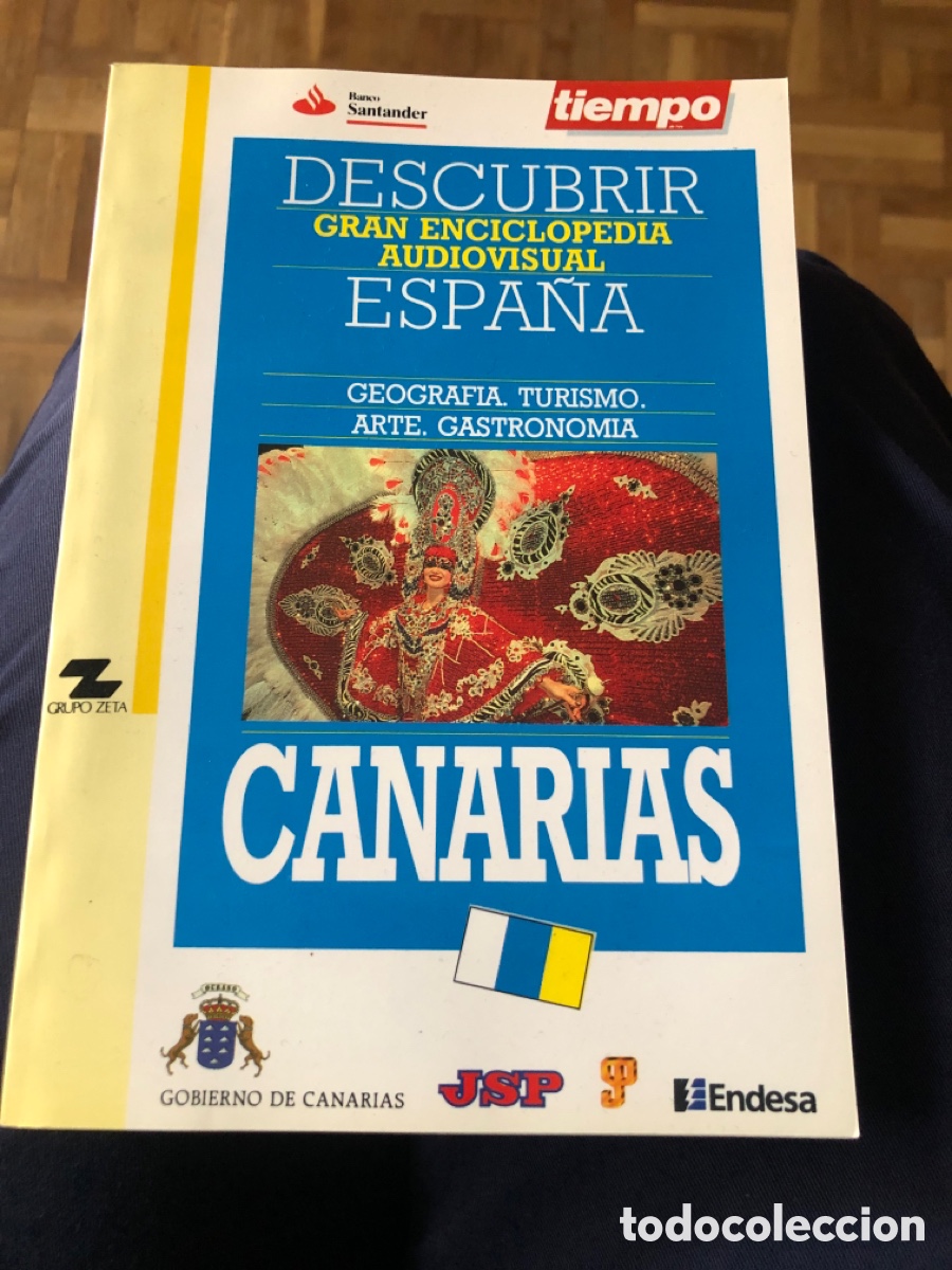 Libros de segunda mano: Descubrir Espa&ntilde;a. Canarias. Gran Enciclopedia Audiovisual. ASM