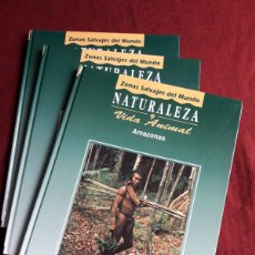 Libros de segunda mano: AMAZONAS. ZONAS SALVAJES DEL MUNDO. 3 TOMOS.
