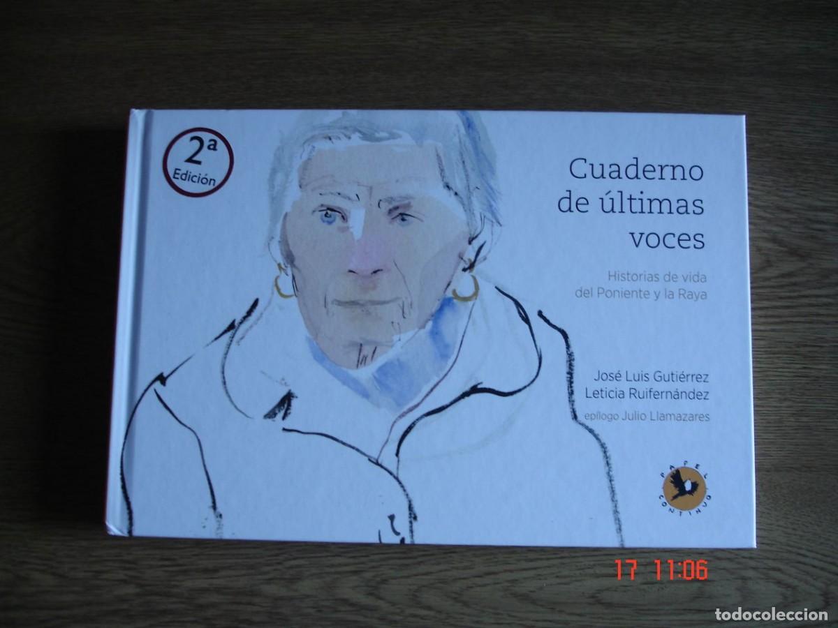 Libri di seconda mano: CUADERNO DE &Uacute;LTIMAS VOCES - J.L. GUTI&Eacute;RREZ / L. RUIFERN&Aacute;NDEZ - EDITORIAL PAPEL CONTINUO, 2021