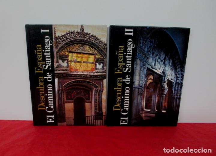 Libros de segunda mano: DESCUBRA ESPA&Ntilde;A - EL CAMINO DE SANTIAGO I + II - EDILIBRO 1996 ILUSTRADO A COLOR