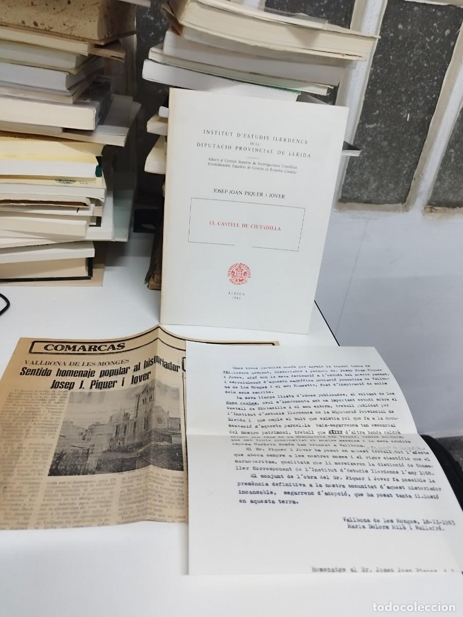 Libros de segunda mano: EL CASTELL DE CIUTADILLA. JOSEP-JOAN PIQUER i JOVER. Lleida.