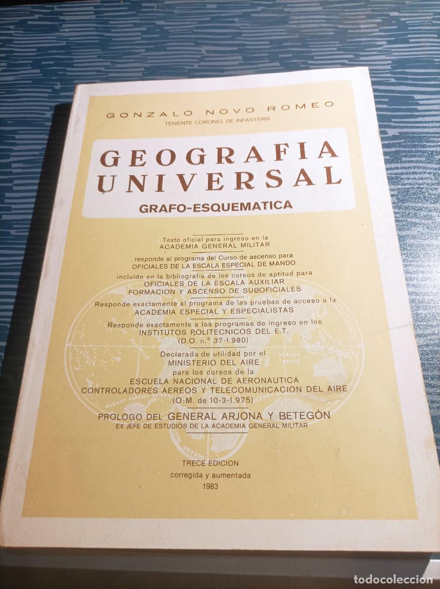 Gebrauchte B&uuml;cher: GEOGRAFIA UNIVERSAL, GRAFO ESQUEMATICA,GONZALO NOVO,1983,187 PAG.