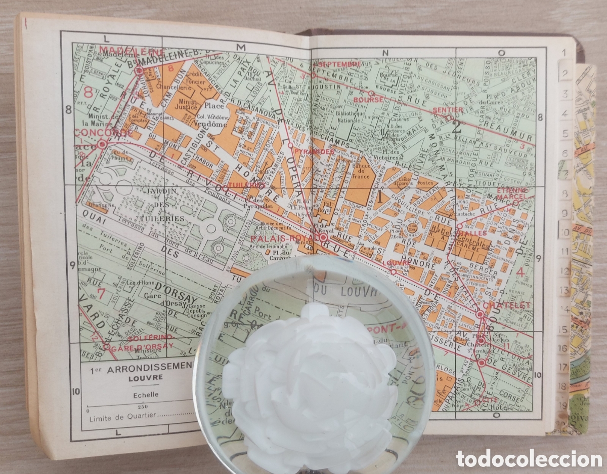Libros de segunda mano: Plan de Par&iacute;s - A. Leconte 1948 - Foto 6
