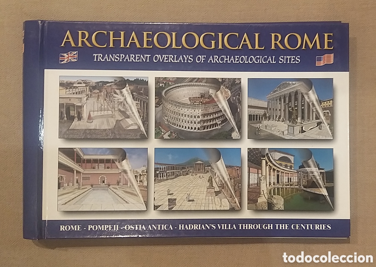 Libros de segunda mano: Archaeological Rome. Transparent Overlays of Archaeological Sites