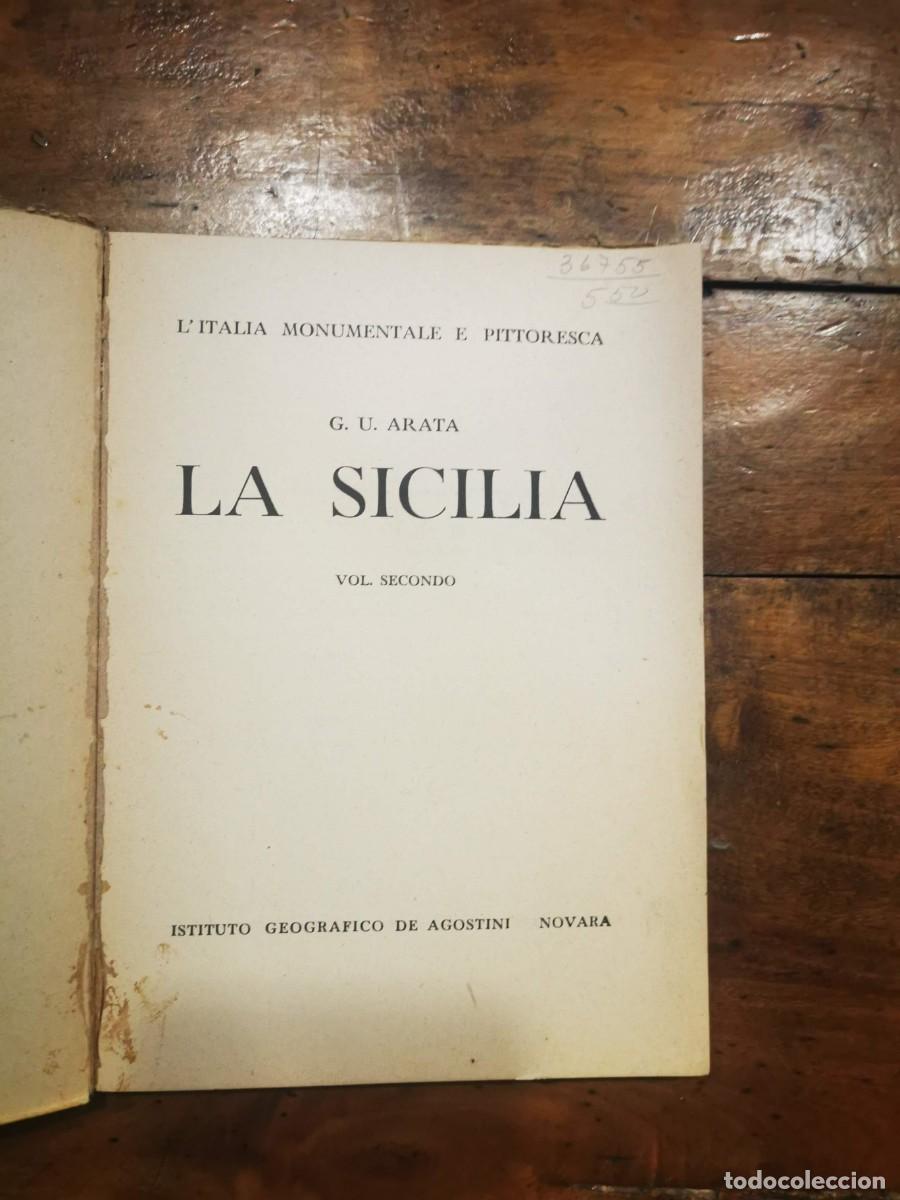 Libros de segunda mano: ARATA, G.U. La Sicilia - Foto 2
