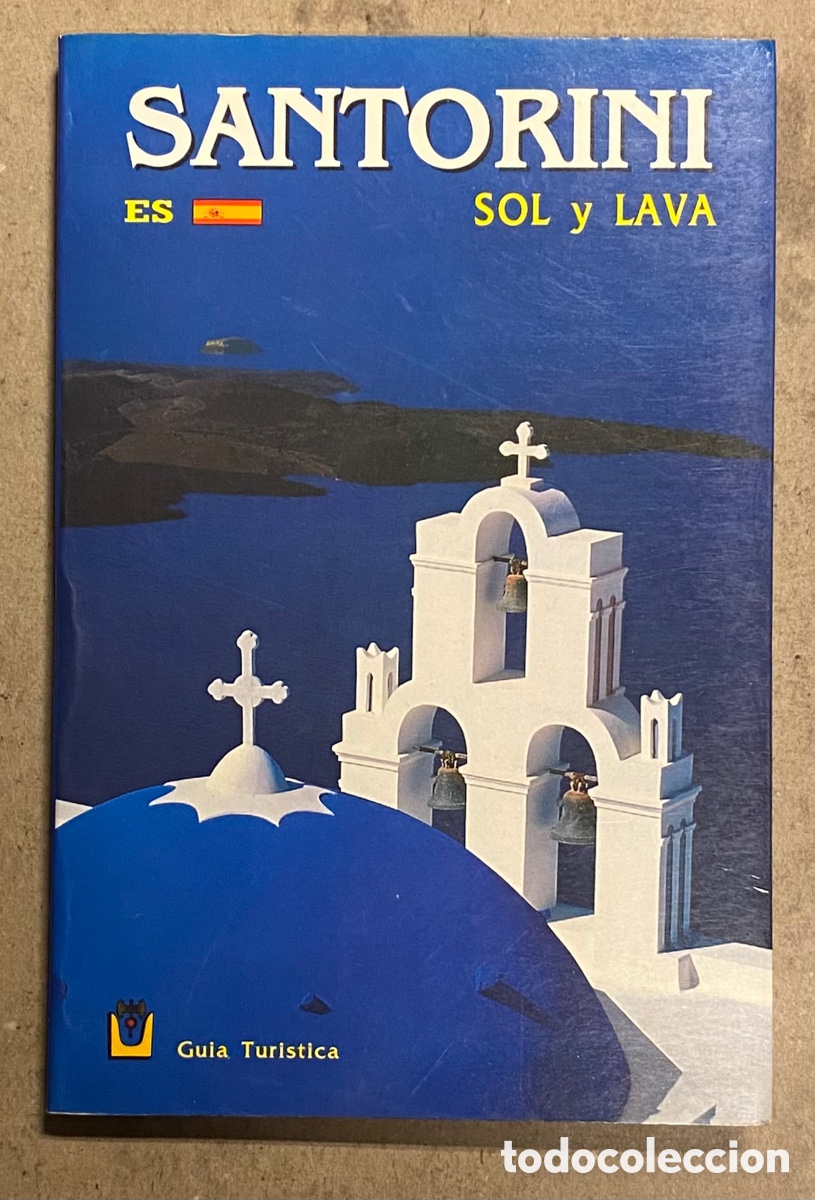 Libri di seconda mano: SANTORINI, SOL Y LAVA. MITOLOG&Iacute;A - ARQUEOLOG&Iacute;A HISTORIA Y GU&Iacute;A TUR&Iacute;STICA.