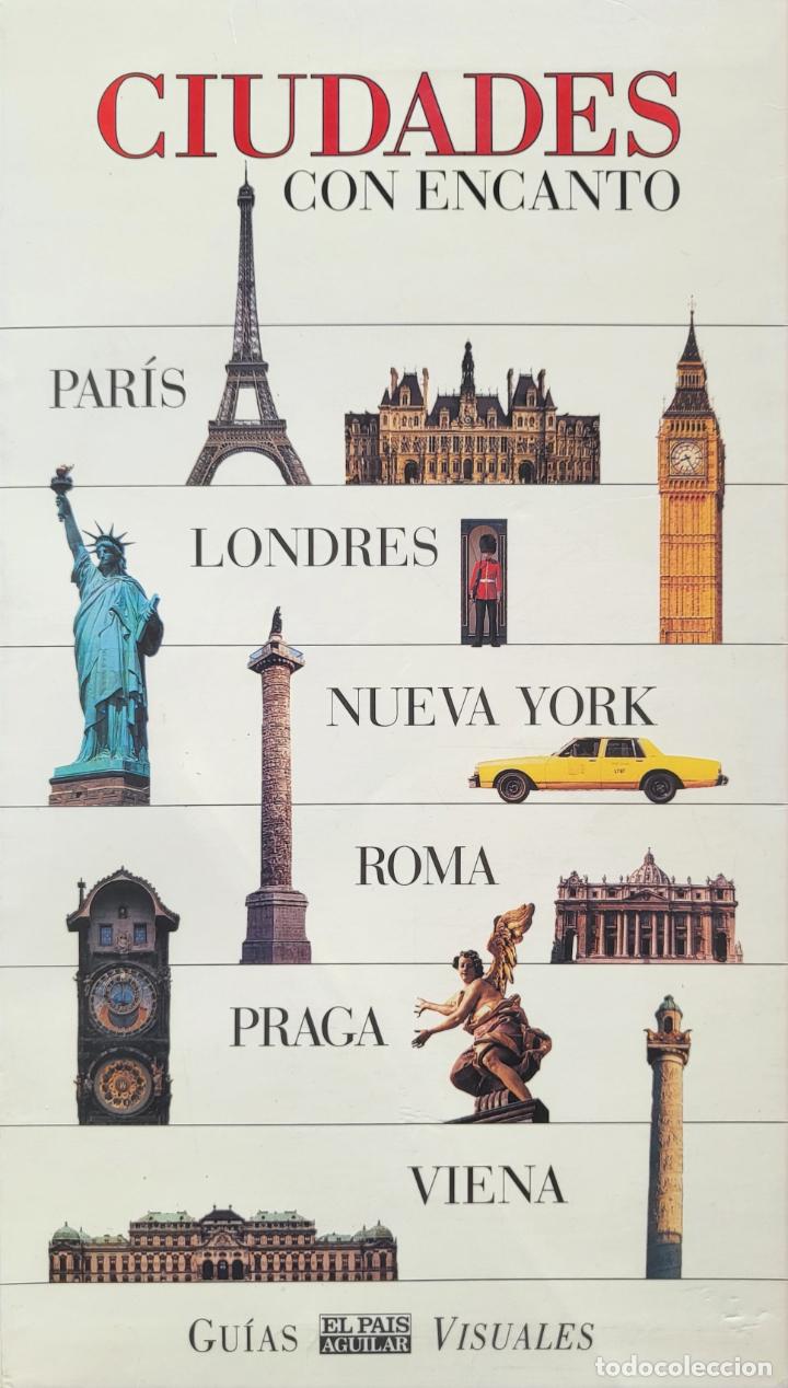 Libri di seconda mano: CIUDADES CON ENCANTO GU&Iacute;AS VISUALES PAIS AGUILAR ROMA PARIS LONDRES NEW YORK PRAGA VIENA