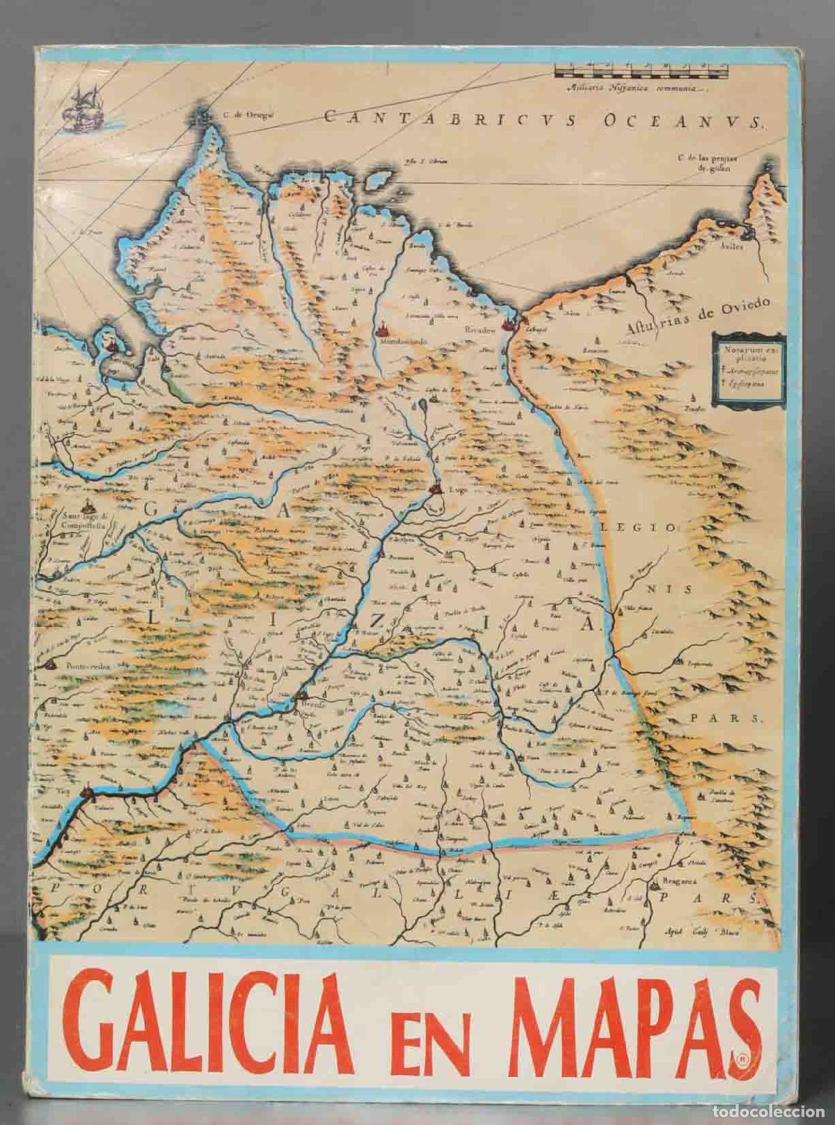 Libros de segunda mano: GALICIA EN MAPAS. CAEIRO. 1980 - Foto 1